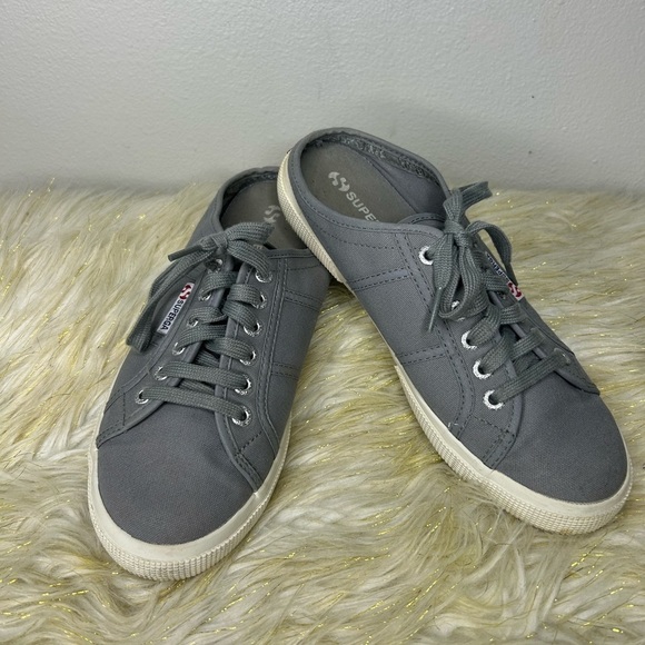 Superga COTW Canvas Slip‎ on backless Sneakers 8 - Picture 1 of 8